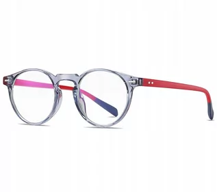 Okulary korekcyjne, oprawki, szkła - Okulary damskie z filtrem niebieskim lenonki - grafika 1
