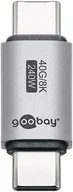 Adaptery i przejściówki - Goobay 74448 zmieniacz płci / kabli USB-C Srebrny - miniaturka - grafika 1