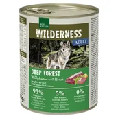 Mokra karma dla psów - REAL NATURE WILDERNESS Adult Deep Forest Dziczyzna z jeleniem 12x800 g - miniaturka - grafika 1