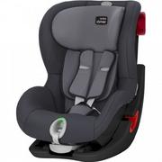 Foteliki samochodowe - Britax KING II LS 9-18kg STORM GREY BLACK SERIES - miniaturka - grafika 1