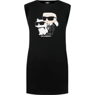 Sukienki i spódniczki dla dziewczynek - Karl Lagerfeld Kids Sukienka - miniaturka - grafika 1