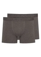 Majtki męskie - Bokserki (dłuższa nogawka) Move Henderson 2-pak szary L - miniaturka - grafika 1