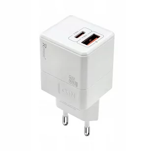 SZYBKA Ładowarka sieciowa USB TYP-C 35W GaN QC 3.0 KOSTKA uniwersalna - Ładowarki do telefonów - miniaturka - grafika 1