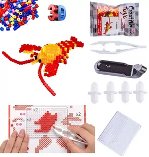 Koraliki Do Prasowania 3D Prasowanki Trójwymiarowe Szablon Zwierzątka Homar - Prace ręczne dla dzieci Koraliki Do Prasowania 3D Prasowanki Trójwymiarowe Szablon Zwierzątka Homar - Prace ręczne dla dzieci - miniaturka - grafika 1