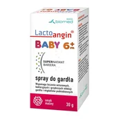 Przeziębienie i grypa - LACTOANGIN BABY 6M+ smak malinowy spray, 30g - miniaturka - grafika 1
