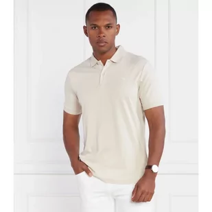 Calvin Klein Polo SMOOTH COTTON SLIM POLO | Slim Fit - Koszule męskie - miniaturka - grafika 1