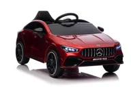 Pojazdy elektryczne dla dzieci - Auto Na Akumulator Mercedes CLA 45s AMG Czerwony Lakierowany 4x4 - miniaturka - grafika 1