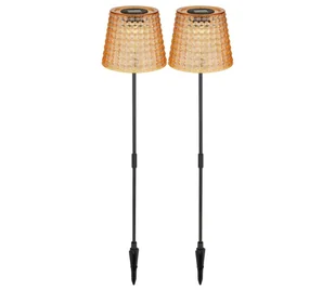 Globo 36635-2A - ZESTAW 2x LED Oświetlenie solarne SOLAR LED/0,06W/3V IP44 pomarańczowe - Lampy ogrodowe - miniaturka - grafika 1