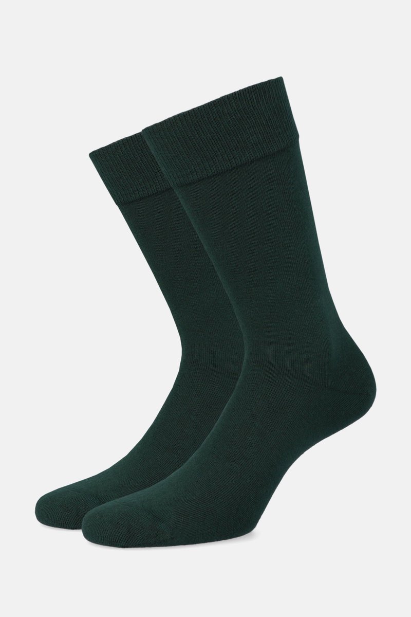 Skarpety Ciemnozielone Gładkie