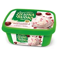 Lody i desery lodowe - Zielona Budka Lody o smaku śmietankowym z sosem z wiśni 1000 ml - miniaturka - grafika 1