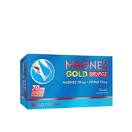 Stawy, mięśnie, kości - ALG PHARMA POLAND SP. Z O.O. Alg Pharma Magnez Gold Skurcz magnez 70mg + potas 75mg 50 tabletek 3195041 - miniaturka - grafika 1