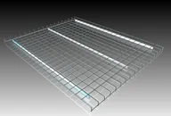 Szafy i regały magazynowe - Dru-Max Mocna półka siatkowa. Ładowność: 300kg, Wym: 1100x880mm - miniaturka - grafika 1