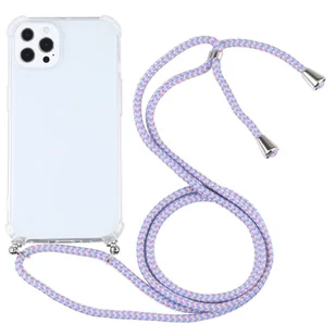 König Design Etui kompatybilne z Apple iPhone 13 Pro Plastikowe etui na telefon komórkowy z łańcuszkiem - Etui na telefon komórkowy Fioletowy - Etui i futerały do telefonów - miniaturka - grafika 1