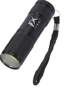 Mini Latarka Led Aluminiowa 2,5X8,5 Cm Czarna - Latarki - miniaturka - grafika 1