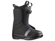 Buty snowboardowe - Buty snowboardowe Salomon Pearl Boa Black/Black/Royal Lilac 24,5 - miniaturka - grafika 1