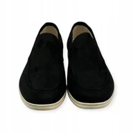 Mokasyny męskie - Mokasyny męskie zamszowe Old Money 44 - miniaturka - grafika 1