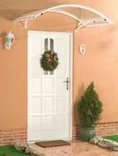 Daszki nad drzwi - LANITPLAST daszek nad drzwiam ARCO 160/90 biały - miniaturka - grafika 1