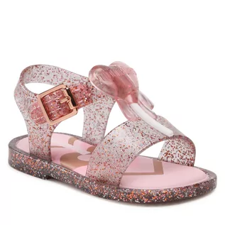 Sandały damskie - Melissa Sandały Mini Mar Sandal Jelly 33545 Glitter Pink AB601 - grafika 1