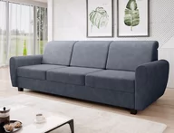 Narożniki - Rozkładana sofa Milo z pojemnikiem na pościel grafitowa. - miniaturka - grafika 1