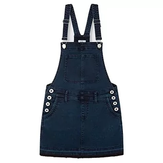 Sukienki - Pepe Jeans Kaia Dress Sukienka, Dziewczyny i dziewczęta, Czarny (Denim), 10 anni - grafika 1