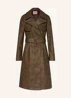 Płaszcze damskie - Guess Trencz Carmen Z Imitacji Skóry braun - GUESS - miniaturka - grafika 1