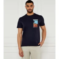 Koszulki męskie - Napapijri T-shirt S-VALDOR SS Relaxed fit - miniaturka - grafika 1