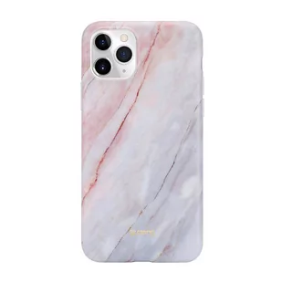 Crong Marble Case – Etui iPhone 11 Pro (różowy) - Etui i futerały do telefonów - miniaturka - grafika 1