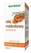 Suplementy naturalne - SANBIOS Sanbios Olej Rokitnikowy tłoczony na zimno 100ml - miniaturka - grafika 1
