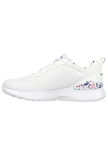 Skechers Damskie 149756 WMLT Sneakersy, biała siatka/wielokolorowe wykończenie, 7 UK, Wielokolorowe wykończenie z białej siatki, 40 EU - Sneakersy damskie - miniaturka - grafika 1
