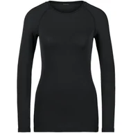 Bluzy sportowe damskie - Bluza termoaktywna damska Odlo Performance Light Eco BL Top Crew Neck LS - miniaturka - grafika 1