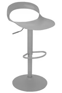 Taborety i hokery - King Home Krzesło barowe WRAPP regulowane szare KH.43040 - miniaturka - grafika 1