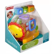 Sortery dla dzieci - Fisher Price Lew sorter 6 klocków DMC45 - miniaturka - grafika 1