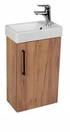 Szafki łazienkowe - Mała szafka łazienkowa z umywalką 40 x 22 wisząca - miniaturka - grafika 1