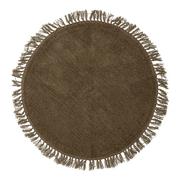 Dywany - Brązowy wełniany okrągły dywan ø 110 cm Lenea − Bloomingville - miniaturka - grafika 1