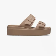 Klapki i japonki męskie - Klapki damskie Crocs BROOKLYN BUCKLE LOWWDG - miniaturka - grafika 1