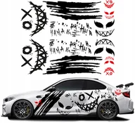 Akcesoria tuningowe - Naklejki Grafika na samochód Auto Motyw Ha Ha Joker 94x480cm 2 sztuki - miniaturka - grafika 1