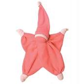 Zabawki sensoryczne - Przytulanka niemowlęca Sisco pajacyk koralowy – bawełna organiczna i wełna - miniaturka - grafika 1