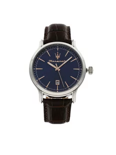 Zegarek Maserati Zegarek Epoca R8851118016 Brązowy - Zegarki męskie - miniaturka - grafika 1