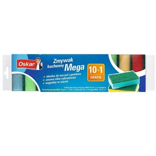 Oskar Delko Zmywak kuchenny MEGA 11szt  65879 - Ściereczki, gąbki, czyściki - miniaturka - grafika 1