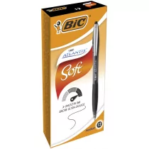 BiC Długopis Atlantis Soft czarny pudełko 12 sztuk - Długopisy - miniaturka - grafika 3