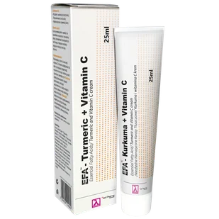 EFA Kurkuma+Vitamin C, krem do twarzy, 25 ml - Kremy do twarzy EFA Kurkuma+Vitamin C, krem do twarzy, 25 ml - Kremy do twarzy - miniaturka - grafika 1