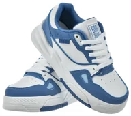 Sneakersy damskie - Damskie buty sneakersy Big Star NN274670 niebieski 38 - miniaturka - grafika 1