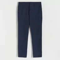 Spodnie męskie - Reserved - Spodnie chino slim fit - Niebieski - miniaturka - grafika 1