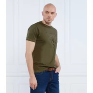 Koszulki męskie - GUESS T-shirt MOISEY | Regular Fit - miniaturka - grafika 1