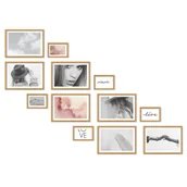 Ramki na zdjęcia - Zestaw Ramek Na Lewą Stronę Schodów - Galeria Ramek Na 12 Zdjęć - miniaturka - grafika 1