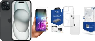 Apple iPhone 15 5G 128GB Dual Sim Czarny - Telefony komórkowe - miniaturka - grafika 3