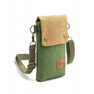 Torby męskie - WYTRZYMAŁA TORBA NA RAMIĘ Z PŁÓTNA, ETUI NA TELEFON, DOKUMENTY - PŁÓTNO - miniaturka - grafika 1