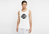 Koszulki męskie - Nike Dri-Fit Tank White - miniaturka - grafika 1