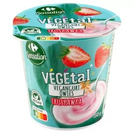 Kefiry, jogurty, maślanki - Carrefour Sensation Vegetal Vegangurt owies truskawka 150 g - miniaturka - grafika 1