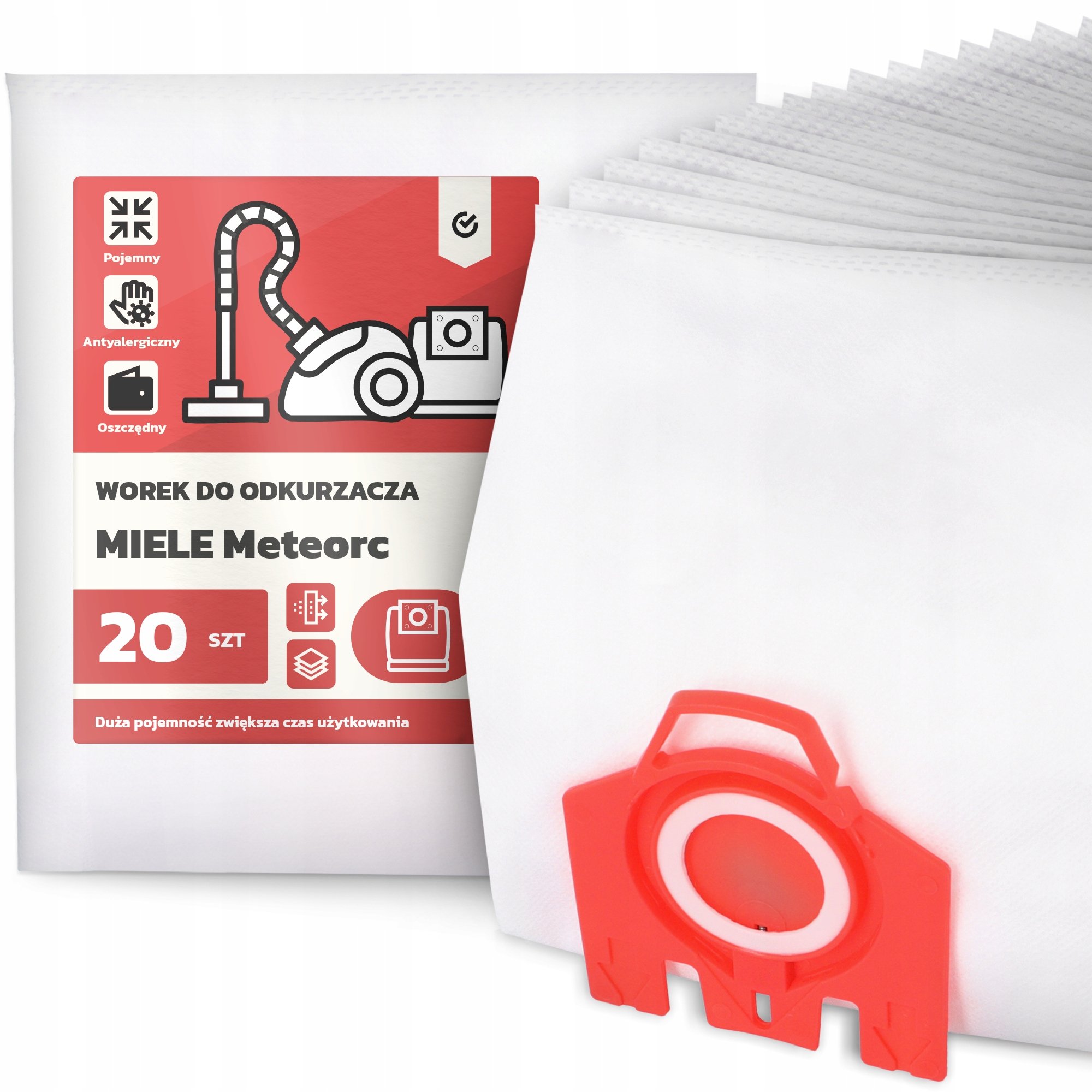 20x Worek do Odkurzacza Miele Meteorc Syntetyczny Duży Mocny Torba Worki G9